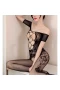 Fishnet Front Cross Off Shoulder Bodystocking Lingerie