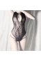 Bust Keyhole Fishnet Teddy Lingerie Mesh Bodysuit