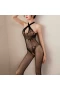 Cross Back Lingerie Sheer Underwear Fishnet Bodystocking