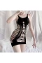 Women Babydoll Lingerie Fishnet Chemise Teddy Dress