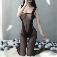 Spaghetti Strap Lace Stockings Sexy Lingerie Babydoll