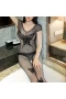 Fishnet Bodystocking Bodysuit Babydoll Lingerie 8981