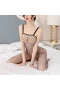 Womens Lingerie Fishnet Bodystocking Bodysuit Black