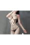 One Piece Shapewear Open Cups Teddy Bodystocking