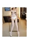 Bodystocking Bodysuits Chemise with Garter Belt White