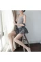 Women Chemises Lace Lingerie Mini Dress with Necklace