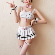 Cosplay Lingerie Outfit Set Lace Naughty Rabbit Costume
