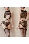 One Piece Babydoll Bodysuit Halter Lingerie Set