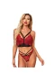 Strappy Lingerie Sets High Waisted Bra and Panty