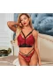 Strappy Lingerie Sets High Waisted Bra and Panty