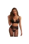 Lace Bralette Strappy Sexy Lingerie Set Underwear