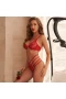 Wireless Bra and Panty Set Lace Boudoir Outfits