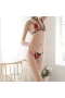 Women's 2 Piece Sexy Bra with Hollow Rose Embroidery