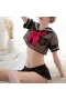 Lingerie Schoolgirls Outfit Cosplay Sailor Costumes Black