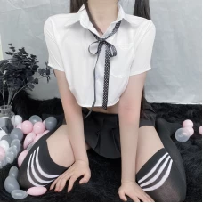 Schoolgirl Outfit Sexy Lingerie Set for Women Cosplay Costume