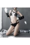 Cosplay Lingerie Cat Kitten Costume Sexy Outfit Black