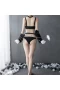 Cosplay Lingerie Cat Kitten Costume Sexy Outfit Black