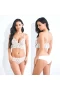 Two Piece Eyelash Lace Matching Bra and Panty Set