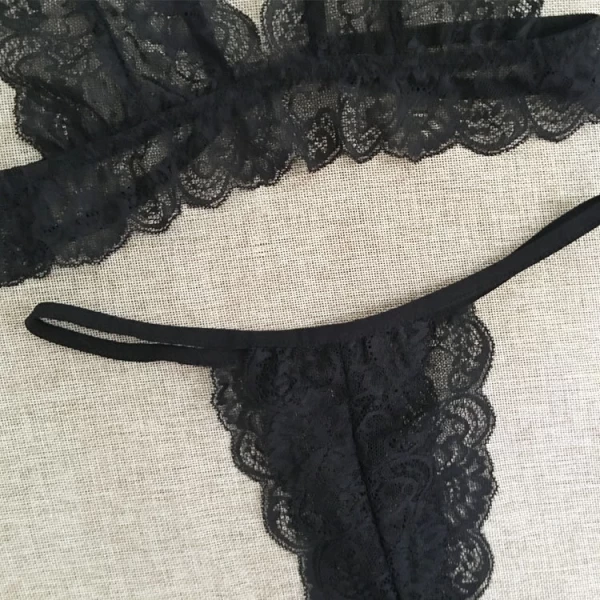 Sexy Lace Bra and Panty Set Bralette Lingerie