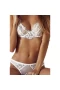 2 Piece Babydoll Lace Bra and Panty Sets Mini Sleepwear