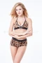 Sexy Lingerie Set Leopard Bra and Short Underwear