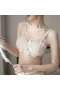 Three-point Sexy Floral Lace Lingerie Set White