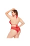 Plus Size 2 Piece Lace Lingerie Set Nightwear