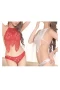 Sexy Lace Pajamas Bellyband Sling Passion Suit Erotic Lingerie Red