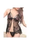 Lingerie for Women Honeymoon V Neck Chemise Sexy Exotic Open Front Negligee