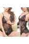 Lingerie for Women Honeymoon V Neck Chemise Sexy Exotic Open Front Negligee