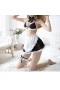 Maid Uniform Lace Deep V Hollow Lingerie