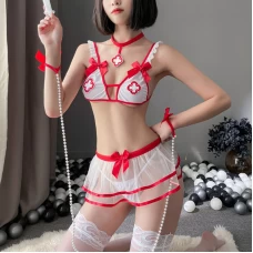 Roleplay Lingerie Set Sexy Nurse Costumes