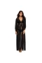 Sheer Mesh Kimono Robe Sexy Lingerie Long Nightgown