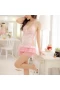 Lace Babydoll Mesh Chemise Nightwear Outfits Pink