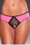 Women‘s Pink Frills Crotchless Panty