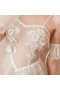 Sexy Bride Cosplay Lingerie Ruffle High Low Hemline Bodycon Wedding Dress