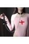 Nurse Role Sexy Cosplay Lingerie Suit Pink