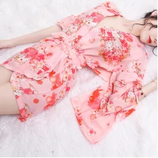 Long Print Kimono Blouse Kimono Cover Up Loose Cardigan Top Outwear