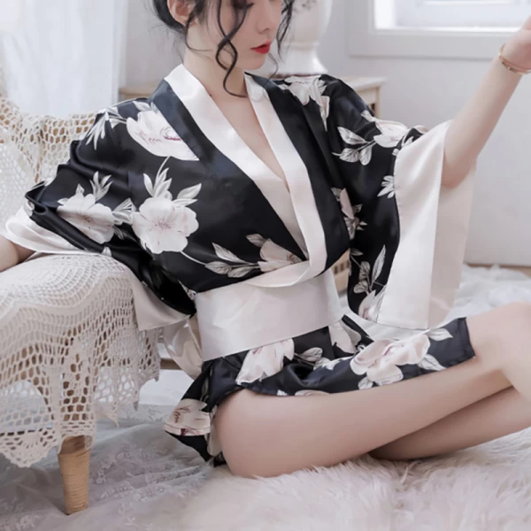 Sexy Lingerie Japanese Retro Kimono Dress Cosplay Japanese Kimono Suit