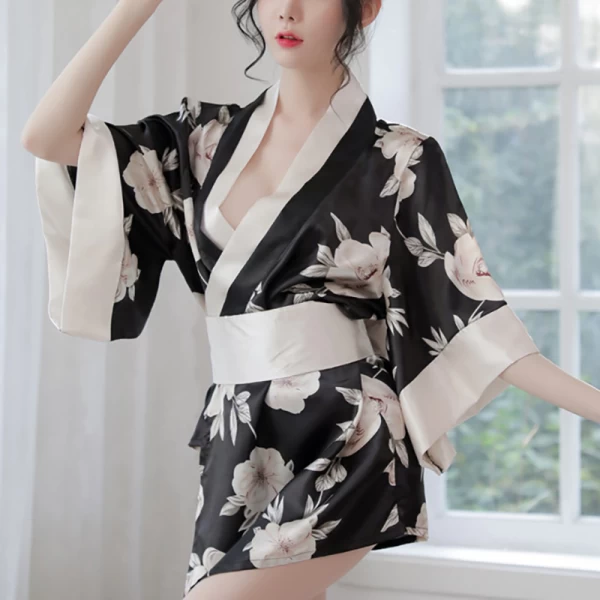 Sexy Lingerie Japanese Retro Kimono Dress Cosplay Japanese Kimono Suit
