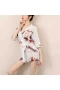 Women See Through Nightdress Pajamas Sets Lingerie Bathrobe