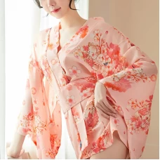 Women's Kimono Robe Long Robes Printed Kimono Nightgown