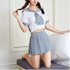 School Girl Outfit Lingerie Set Uniform Sexy Cosplay Costumes