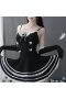Maid Outfits for Women Sexy French Maid Costume Babydoll Dress 1452