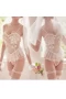 Sexy See Through Lace Mesh Bride Cosplay Costume Lingerie Set