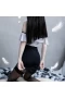 Secretary Cosplay Uniform Chest Hollow Set