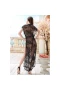 Women's Lace Babydoll Dress Nightwear Side Split Long Gown Lingerie