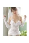 Sexy Bridal Floral Lace Lingerie Set Cosplay Costume