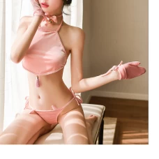 Halter Neck Lingerie Backless Pig Cosplay Costume