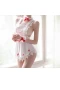 Sexy Lingerie Nurse Uniform Lures Cosplay Nurse Club White